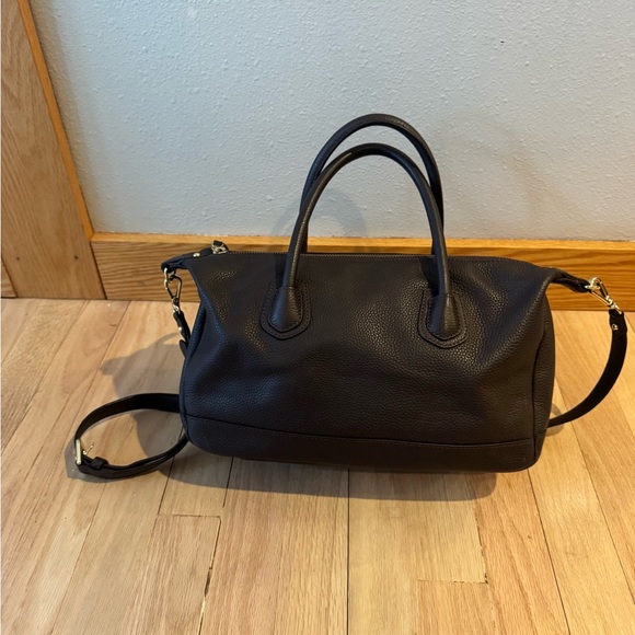 Talbots gorgeous chocolate brown leather. Detachable strap & top handle design - Picture 5 of 14